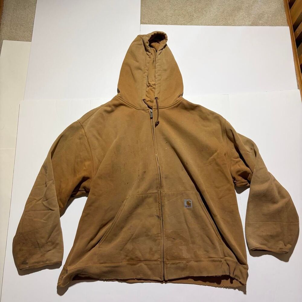 Carhartt Men's Tan and Brown Jacket